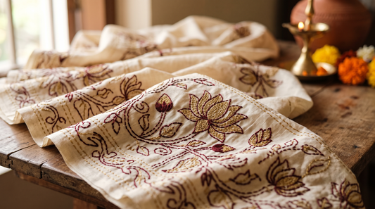 Kantha Stitch Saree Online India: The Bengal Embroidery That Turns Old Cloth Into Heirlooms