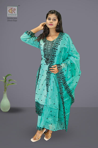 Ramadan Tissue 3 Pcs Salwar Suit