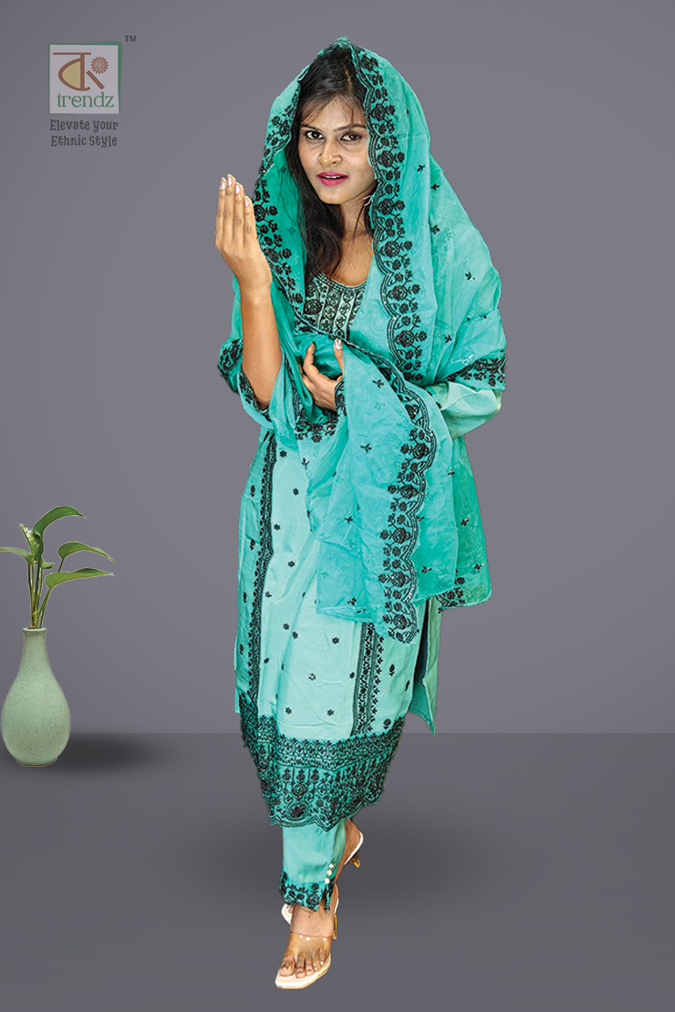 Ramadan Tissue 3 Pcs Salwar Suit