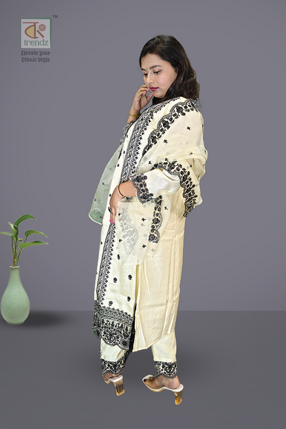 Ramadan Tissue 3 Pcs Salwar Suit