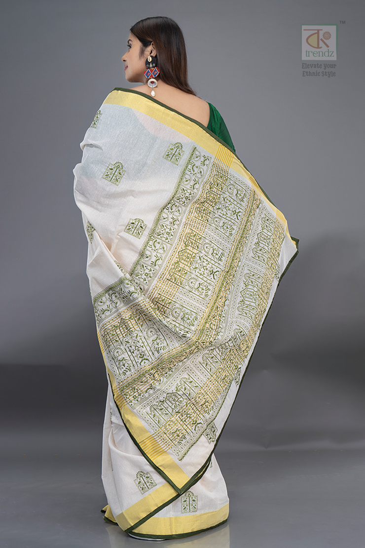 Cotton Handloom Boutique Style Saree