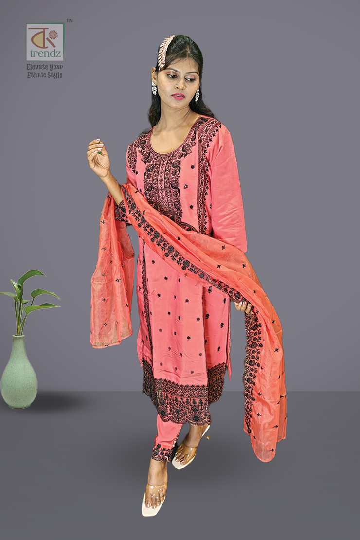 Ramadan Tissue 3 Pcs Salwar Suit