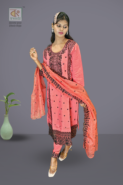 Ramadan Tissue 3 Pcs Salwar Suit