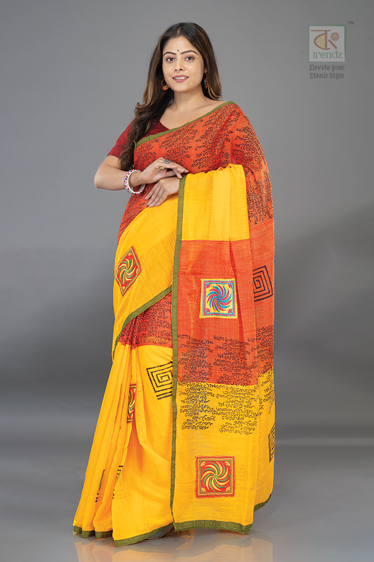 Cotton Handloom Boutique Style Saree