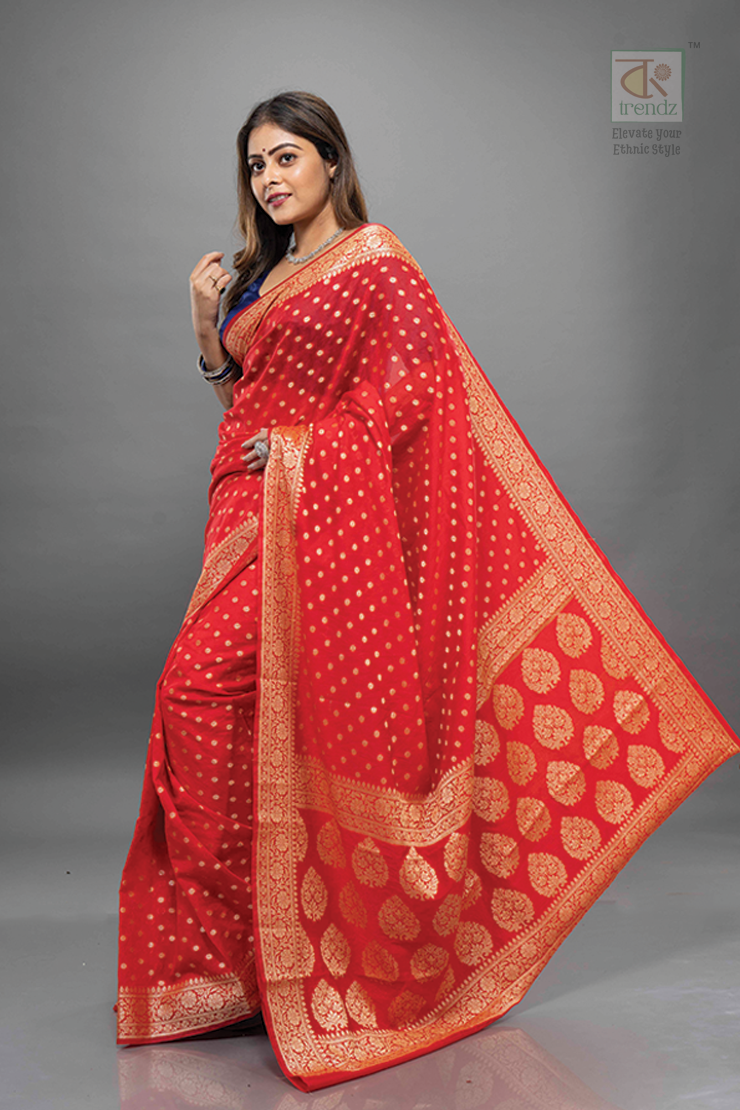 Exclusive Handloom Georgette Silk Saree