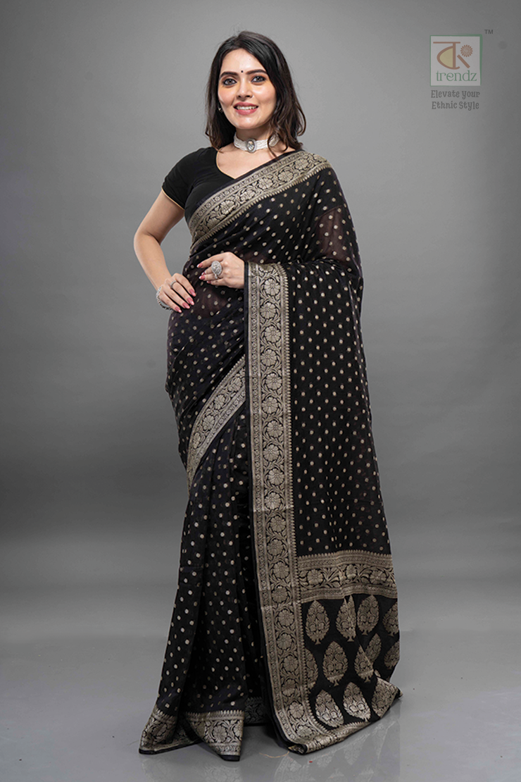 Exclusive Handloom Georgette Silk Saree