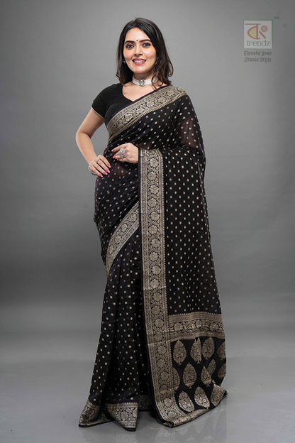 Exclusive Handloom Georgette Silk Saree