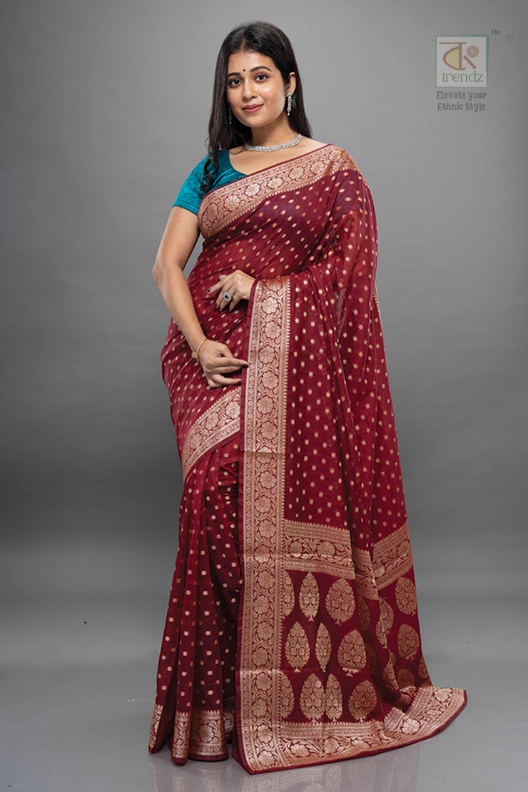 Exclusive Handloom Georgette Silk Saree