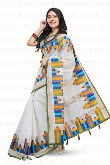 Boutique Pencil Cotton Handloom Saree