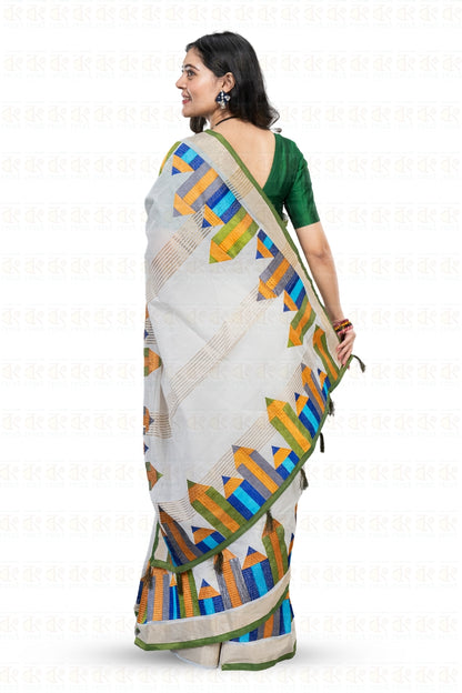 Boutique Pencil Cotton Handloom Saree