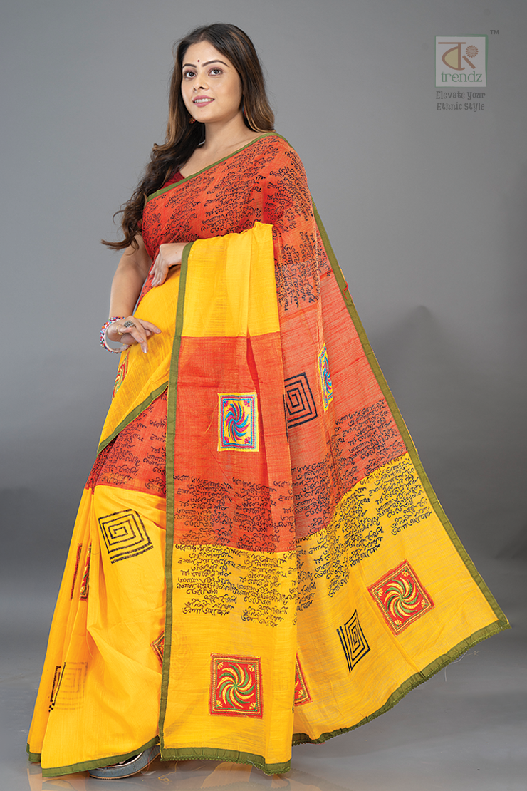 Cotton Handloom Boutique Style Saree