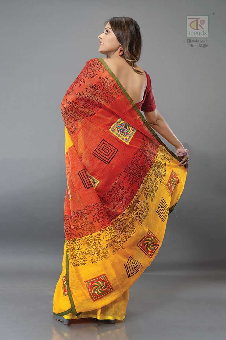 Cotton Handloom Boutique Style Saree