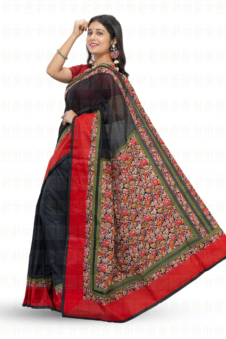 Designer Kalamkari Boutique Printed Saree