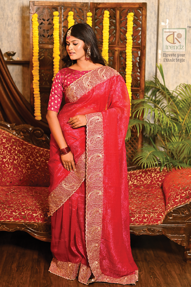 Konkaboti Chiffon Georgette Saree