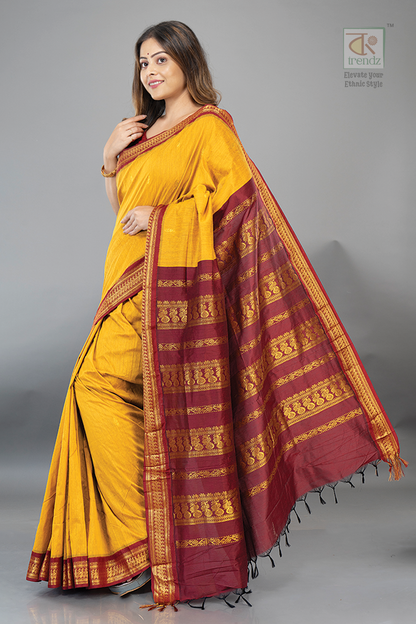 Gadwal Cotton Silk Saree