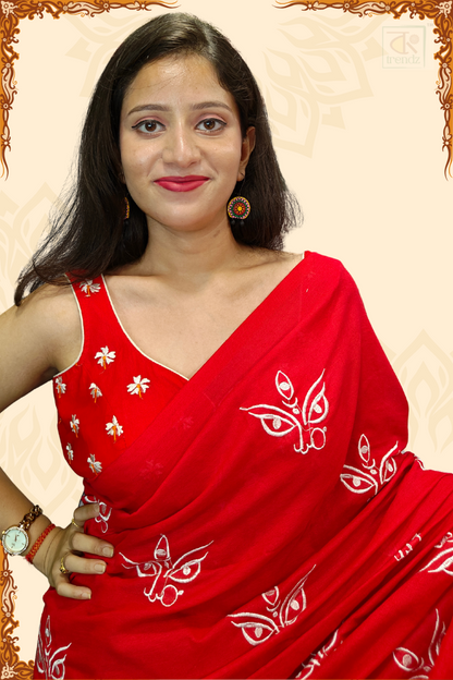 Trinayani Embroidered Saree