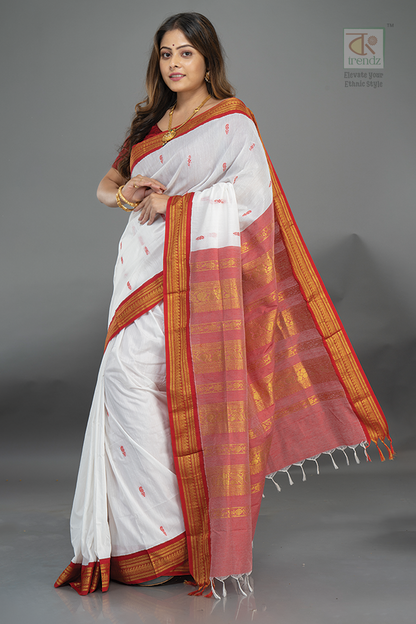 Gadwal Cotton Silk Saree