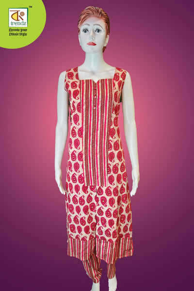 Cotton Printed Salwar Suit 2 Piece Set | Bong Trendz