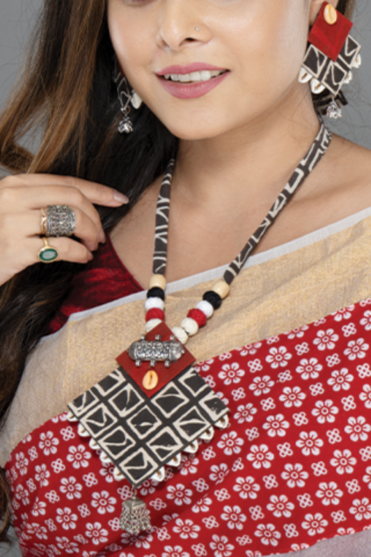 Fabric Jewellery Set 1
