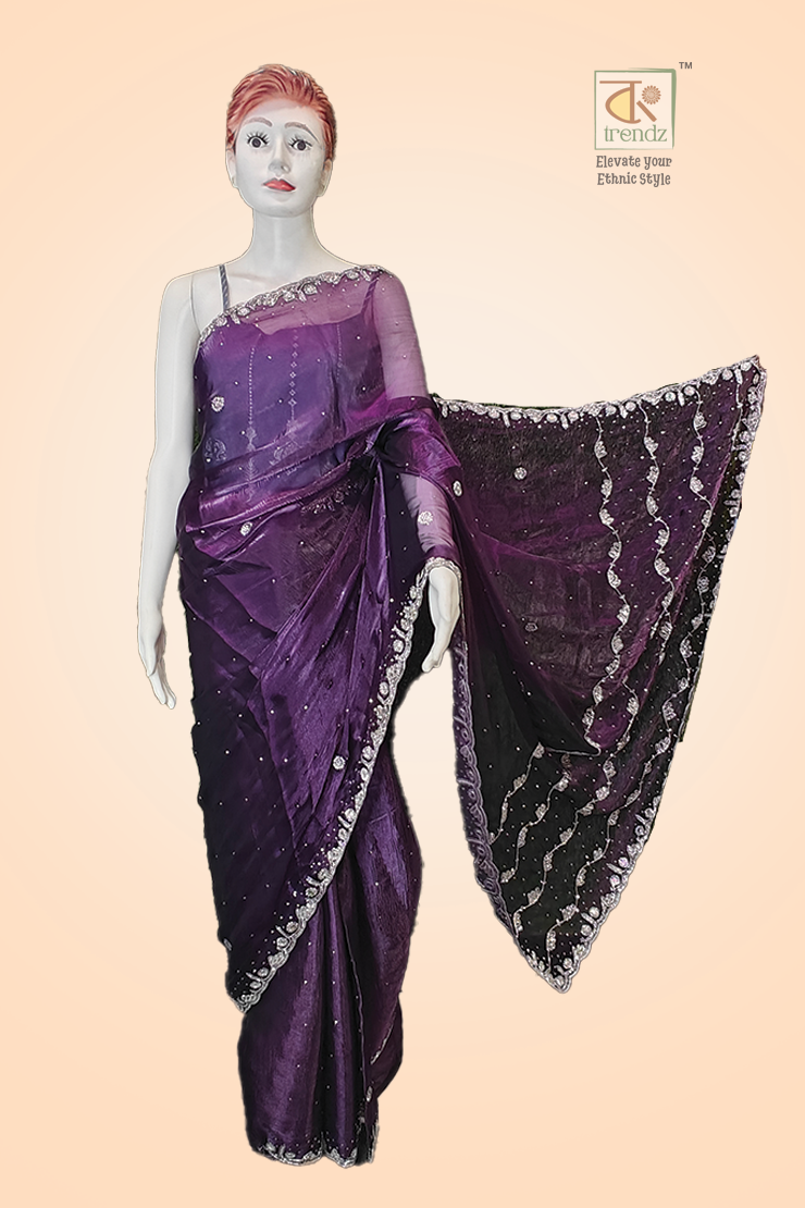 Exclusive Jimmy Choo Silk Saree