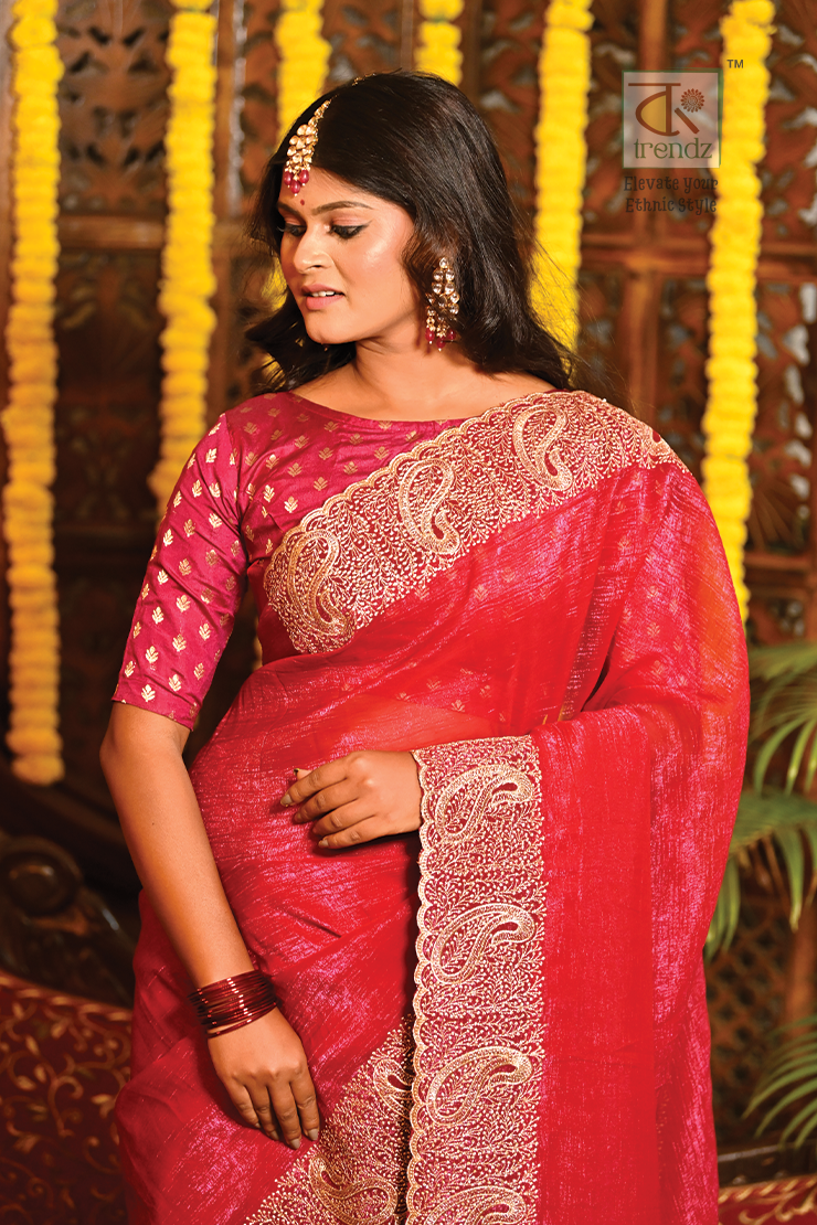 Konkaboti Chiffon Georgette Saree