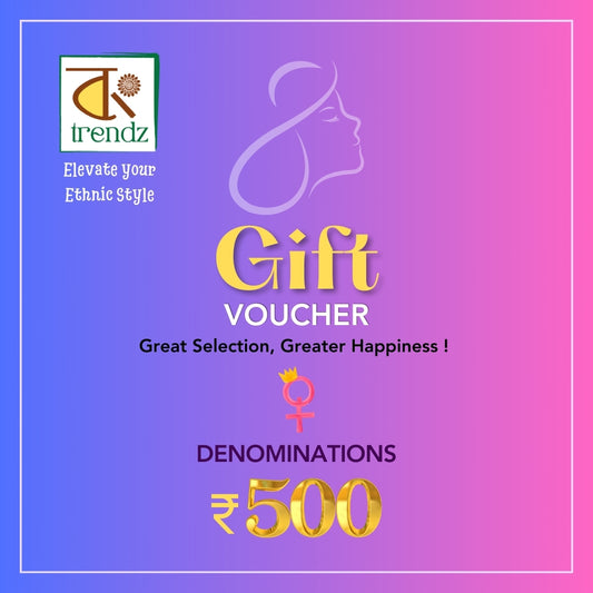 Bong Trendz Gift Voucher - ethnic wear gift card | Bong Trendz