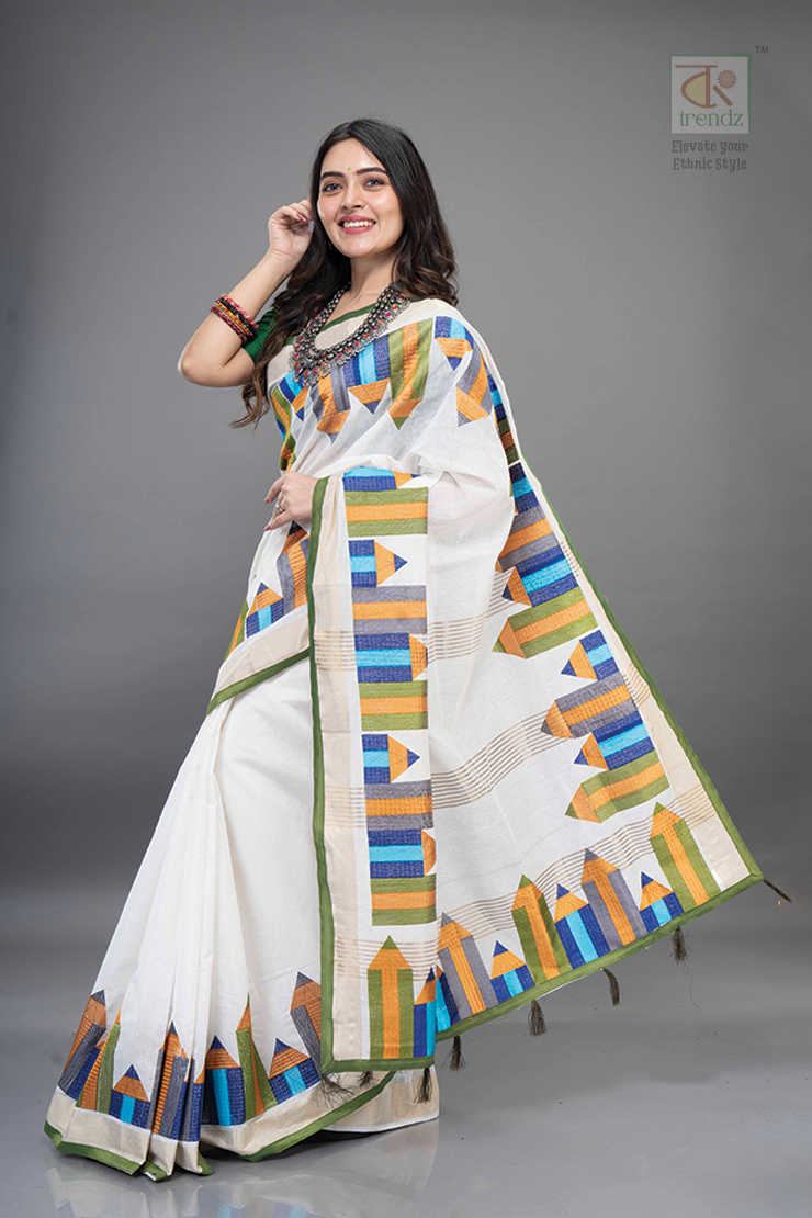 Boutique Pencil Cotton Handloom Saree