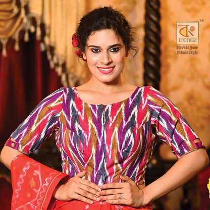 রঙিন ডিজাইনার ব্লাউজ