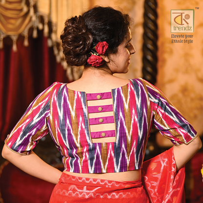 রঙিন ডিজাইনার ব্লাউজ