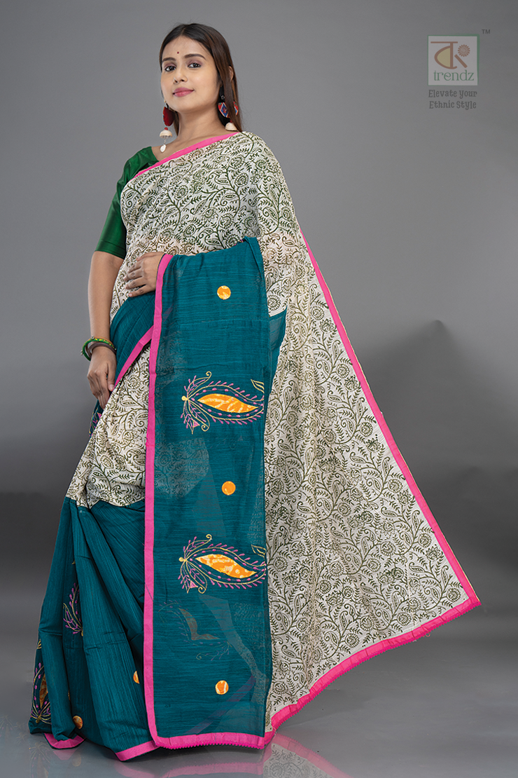 Cotton Handloom Boutique Style Saree