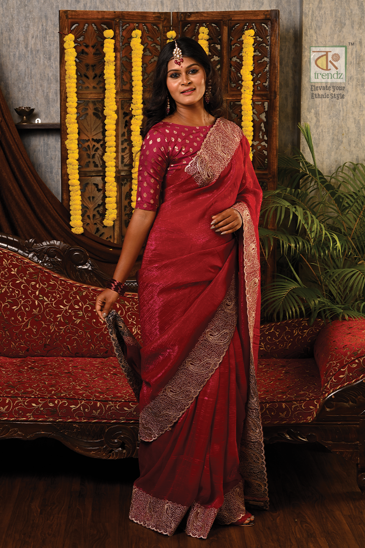 Konkaboti Chiffon Georgette Saree