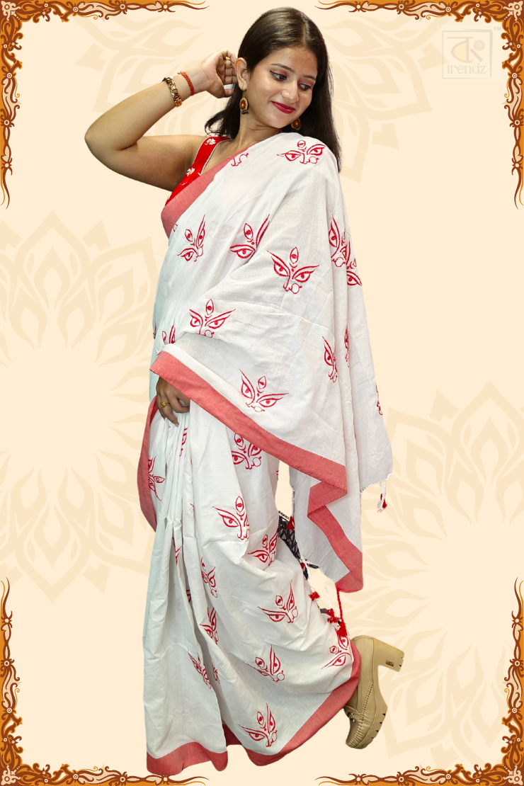 Trinayani Embroidered Saree
