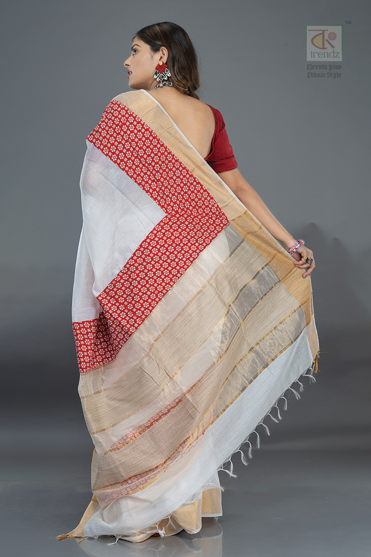 Cotton Handloom Boutique Style Saree