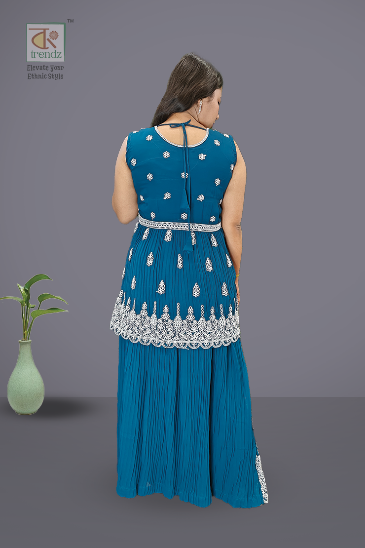 Gown Skirt and Top with Duppatta