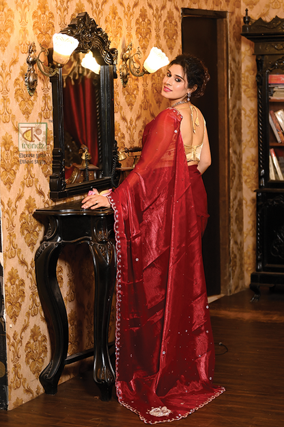 Exclusive Jimmy Choo Silk Saree