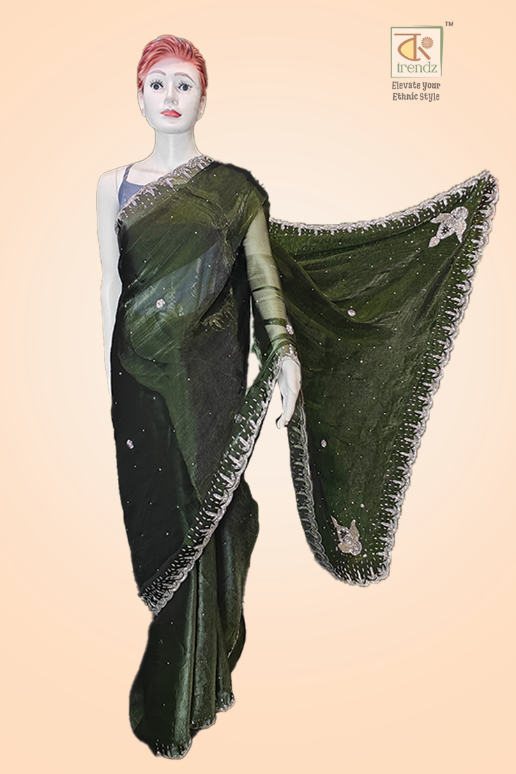 Exclusive Jimmy Choo Silk Saree