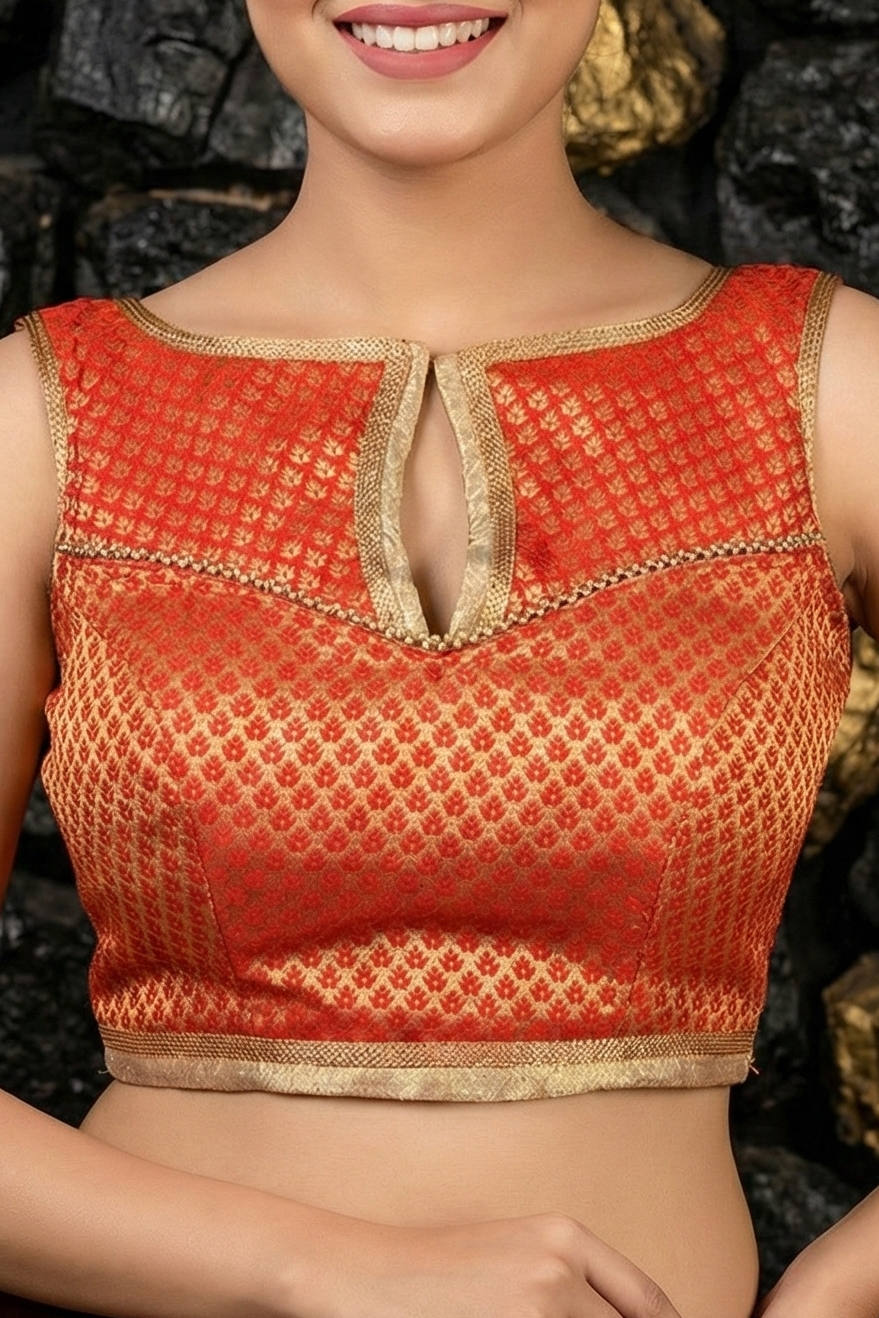 Pure Silk Fabric Texture Detail - Bong Trendz Ethnic Wear
