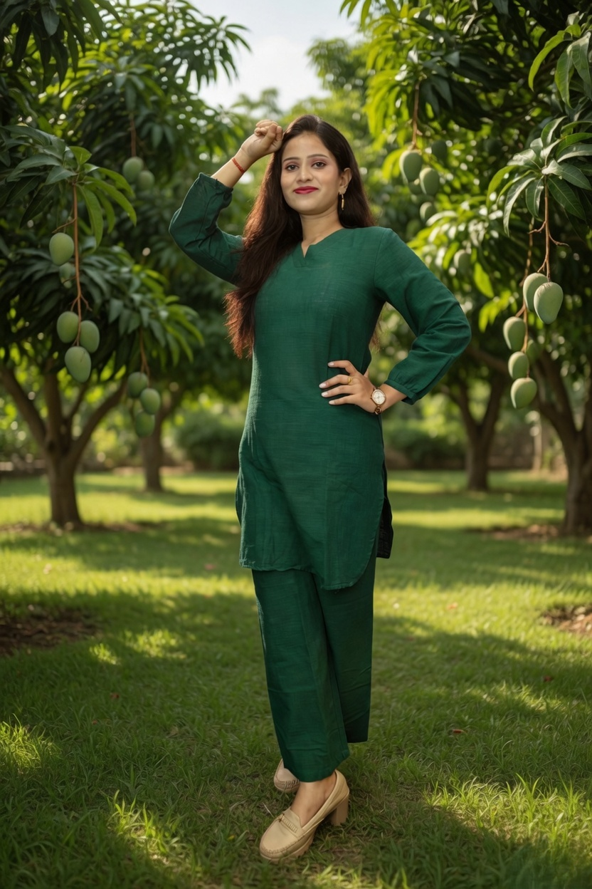 Assorted Plain Cotton Office Wear CoOrd Set – View 4 | Bong Trendz