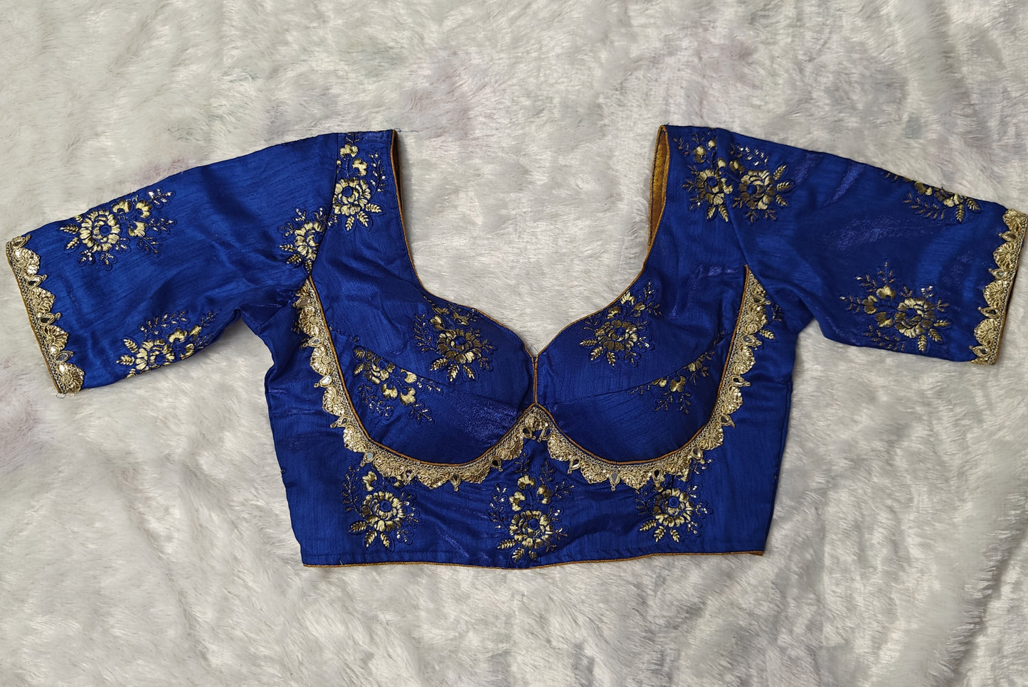 Bridal Sabyasachi Blue Designer Blouse