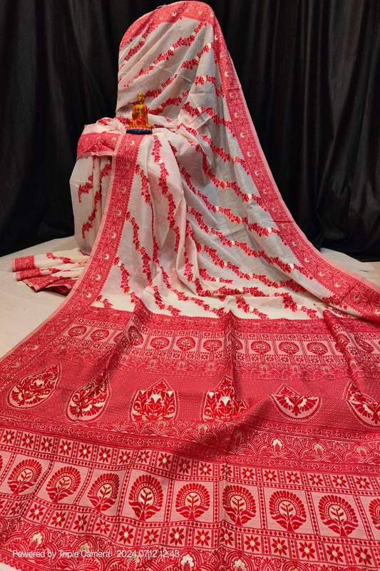 Durga Puja Special - Dhakai Silk Saree