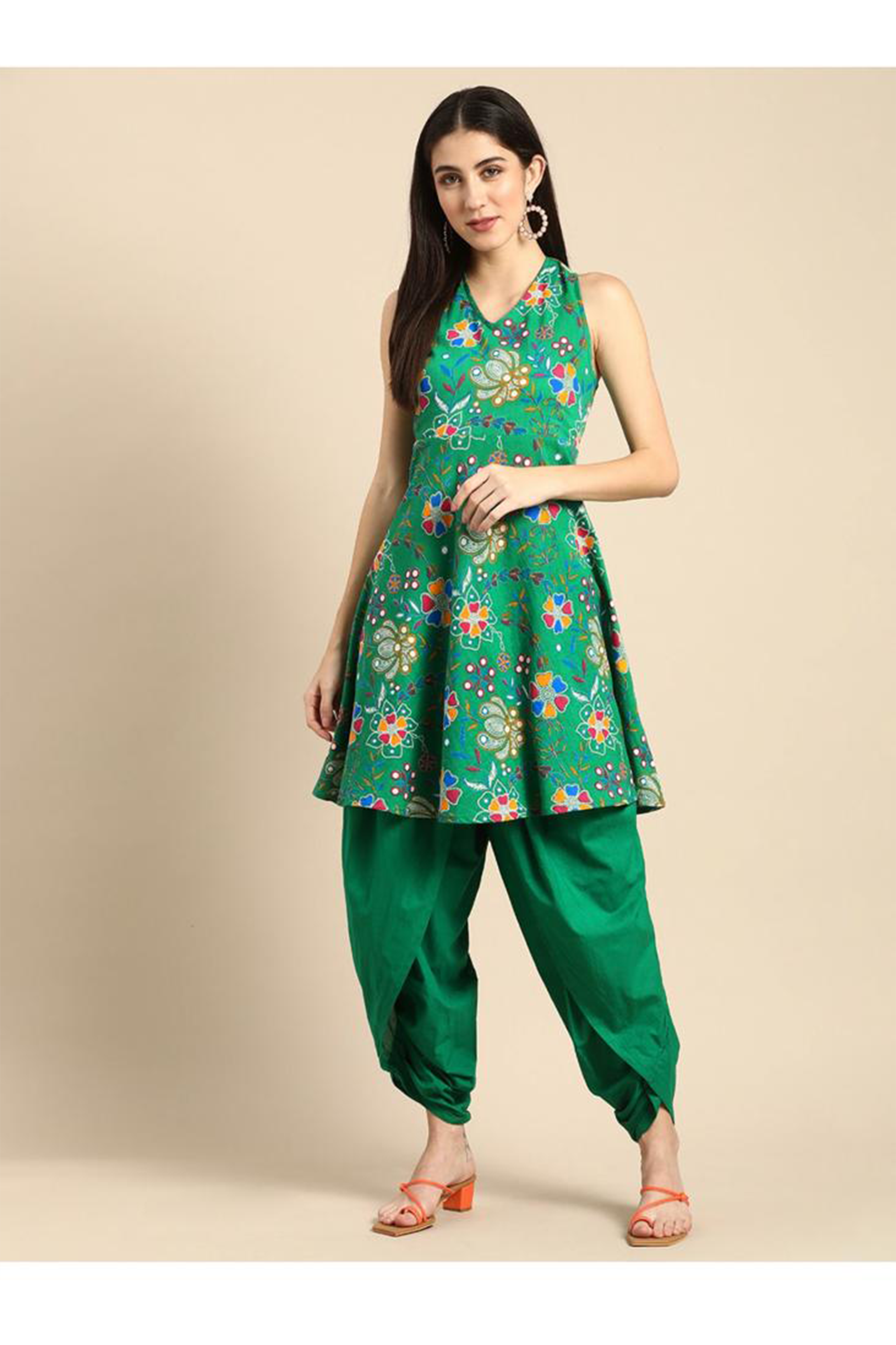 Rayon Ankle Length Sleeveless Kurti at Rs 1599/piece in Noida | ID:  19610613191