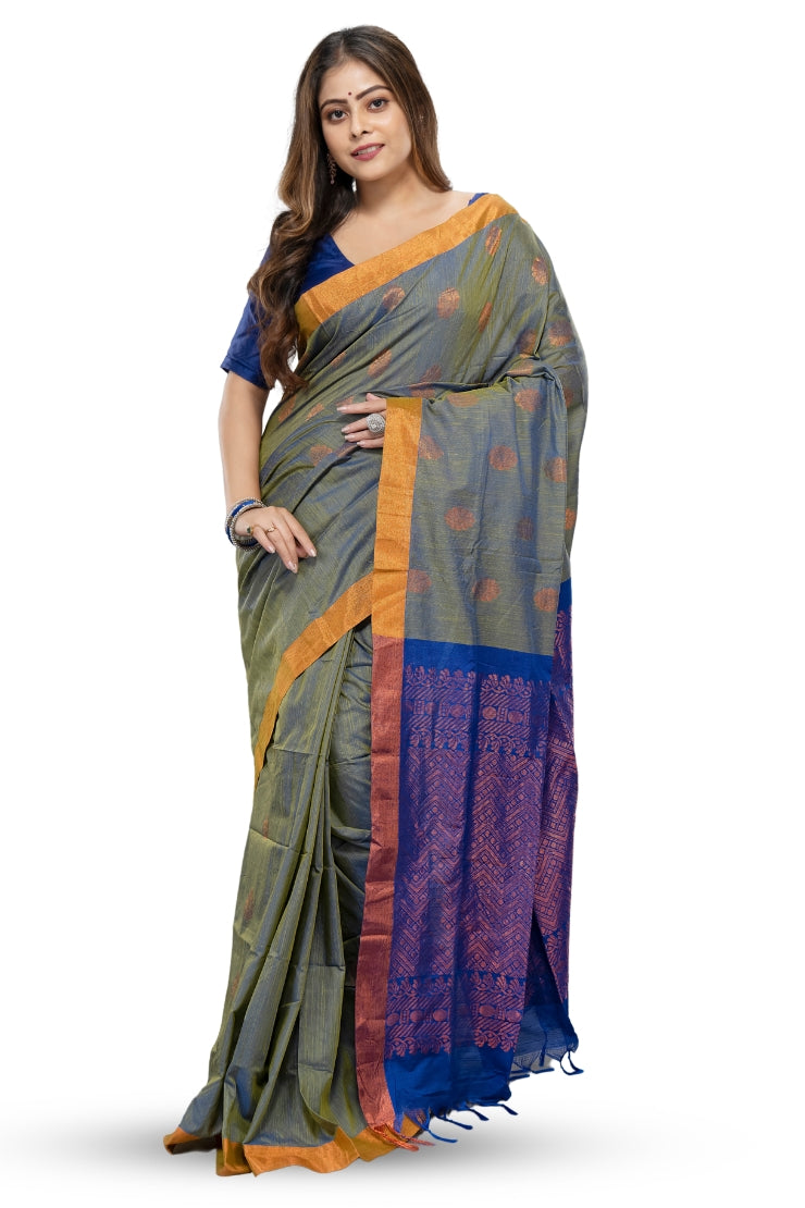 Dual tone Gadwal Saree