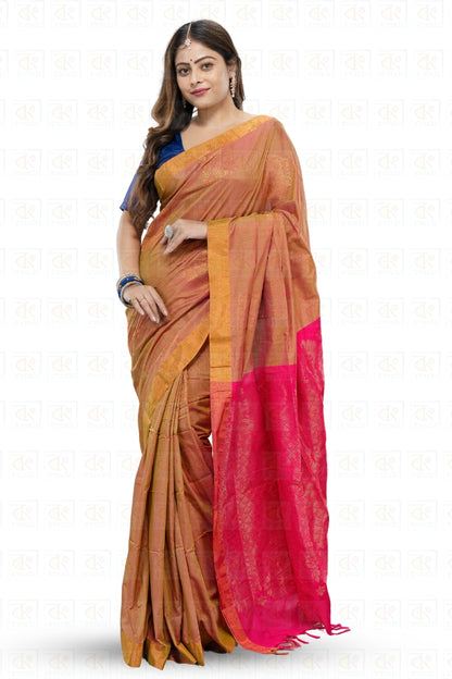 Dual tone Gadwal Saree