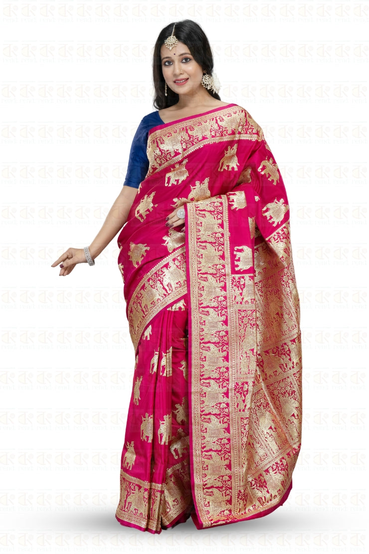 Designer Motif Banarasi Saree