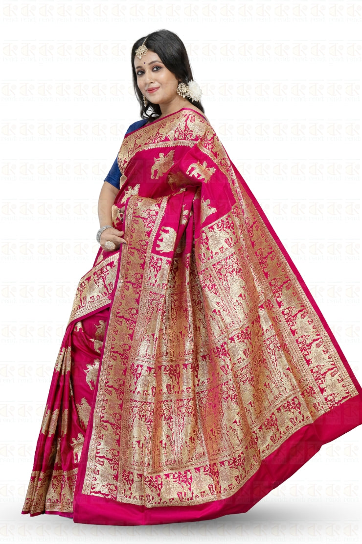 Designer Motif Banarasi Saree