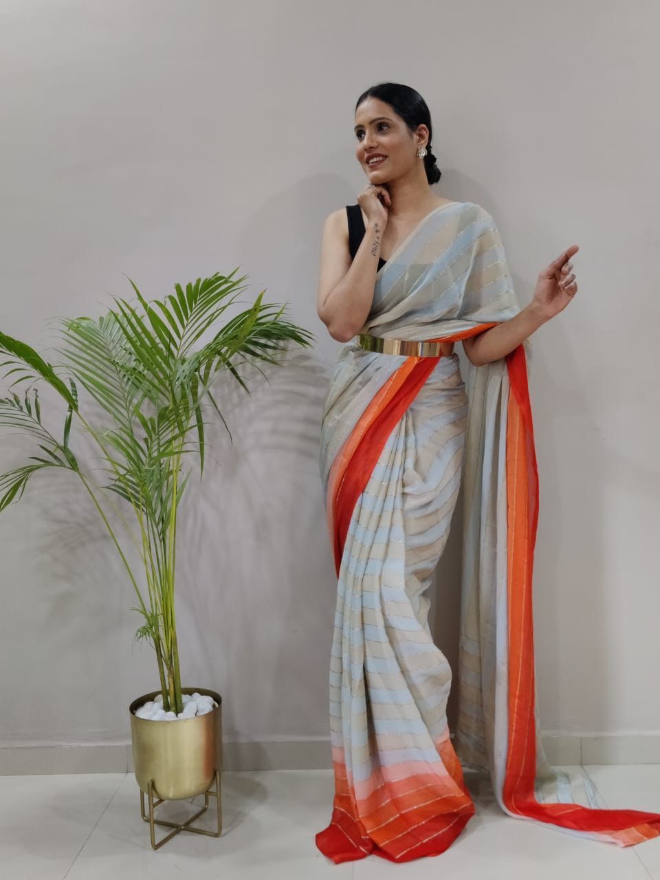 Ready to Wear (RTW) Georgette Saree