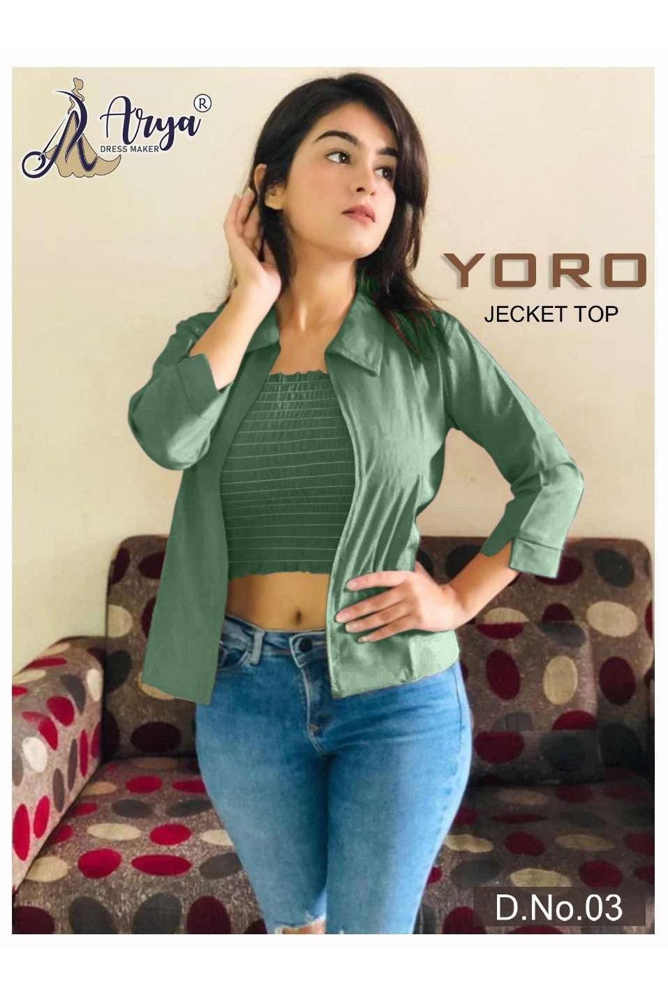 Inner top with jacket sale