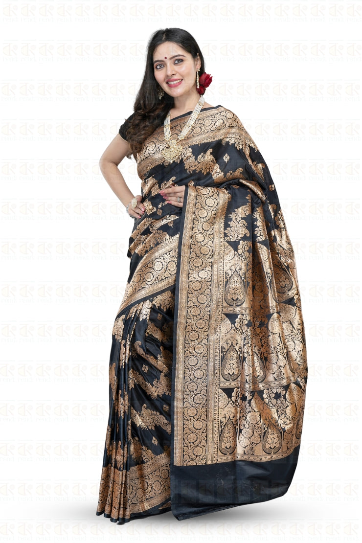 Designer Motif Banarasi Saree