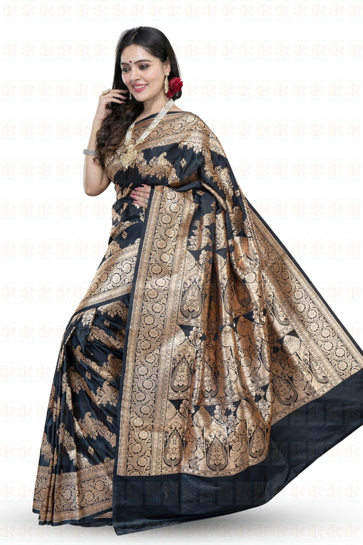 Designer Motif Banarasi Saree