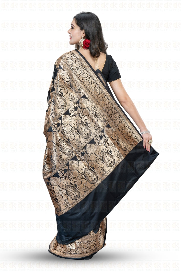 Designer Motif Banarasi Saree